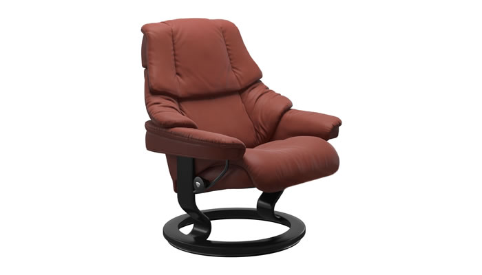 Stressless Reno with Classic Base in Paloma Dark Henna Leather